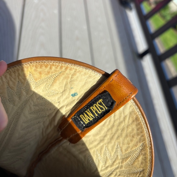 Dan Post Brown Lizard Skin Leather Western Cowboy Boots Men's Size 10D - Picture 9 of 12